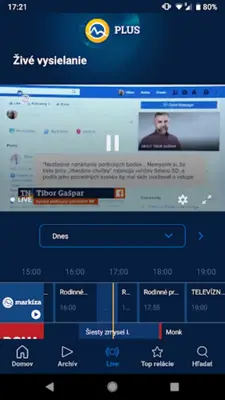 Markíza+ Videoarchív android App screenshot 2